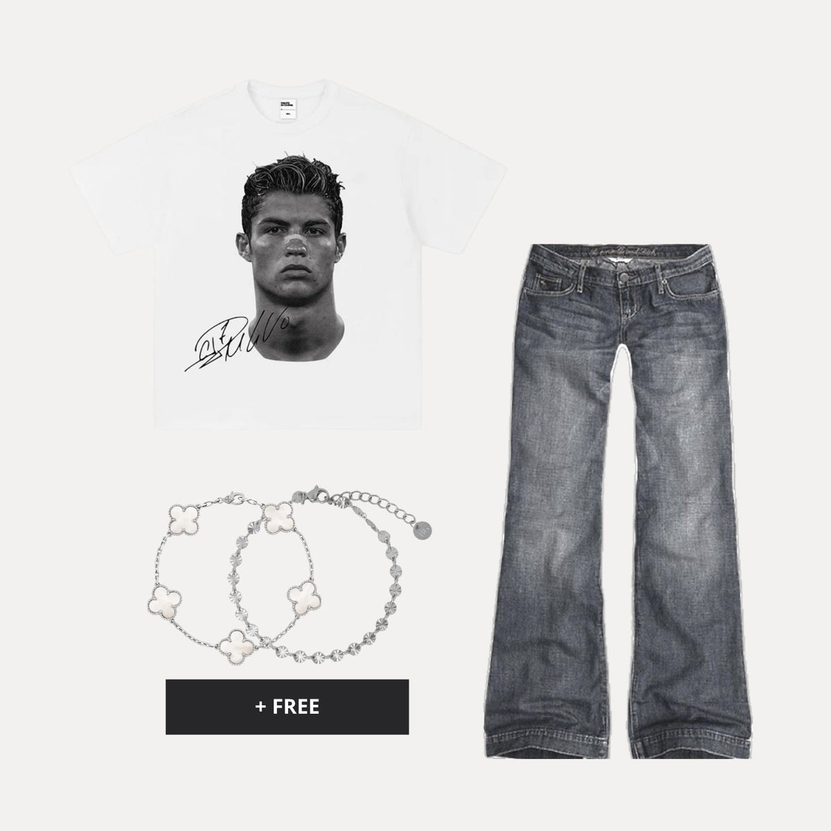 VIRAL OUTFIT - Silver Shadow