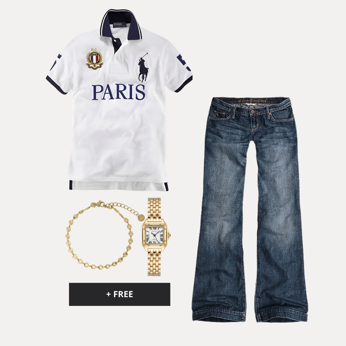 VIRAL OUTFIT - Golden Paris