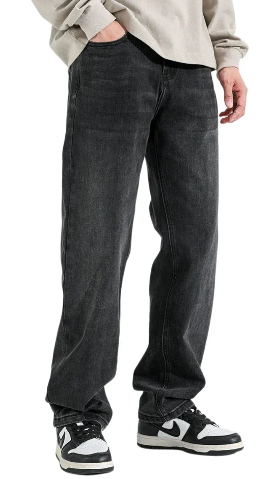 Dark Grey Basic Jeans