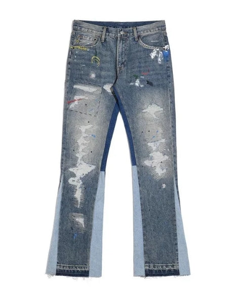 "LY" Flared Denim