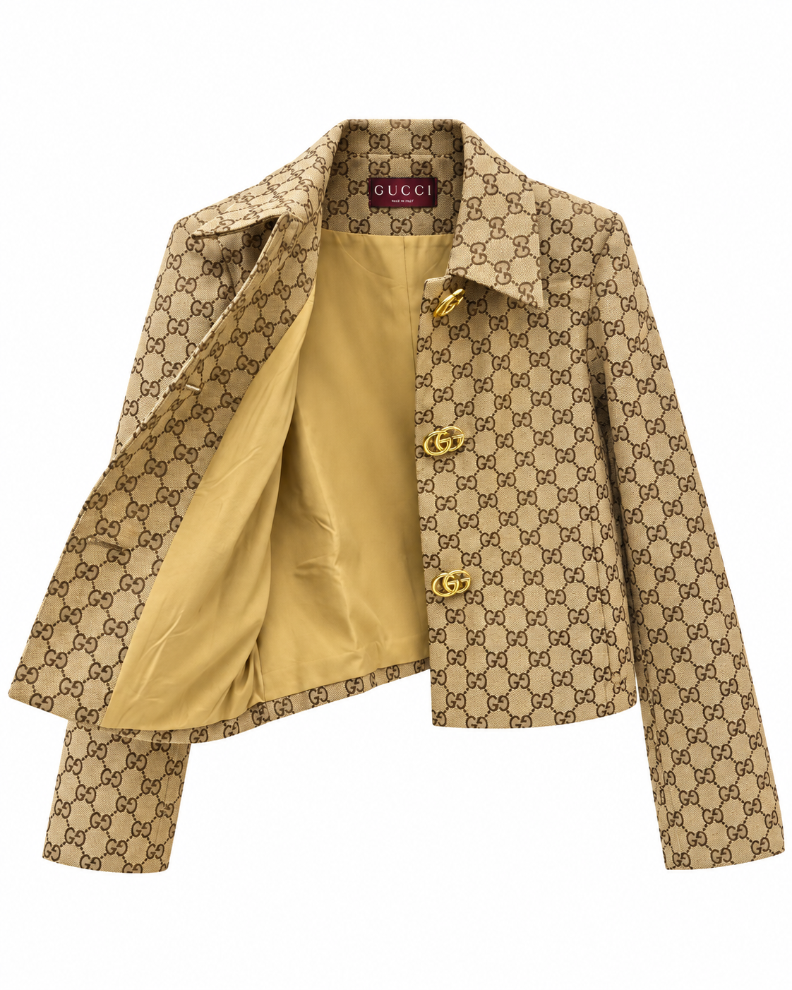 „GG“ Monogram Cropped Jacket