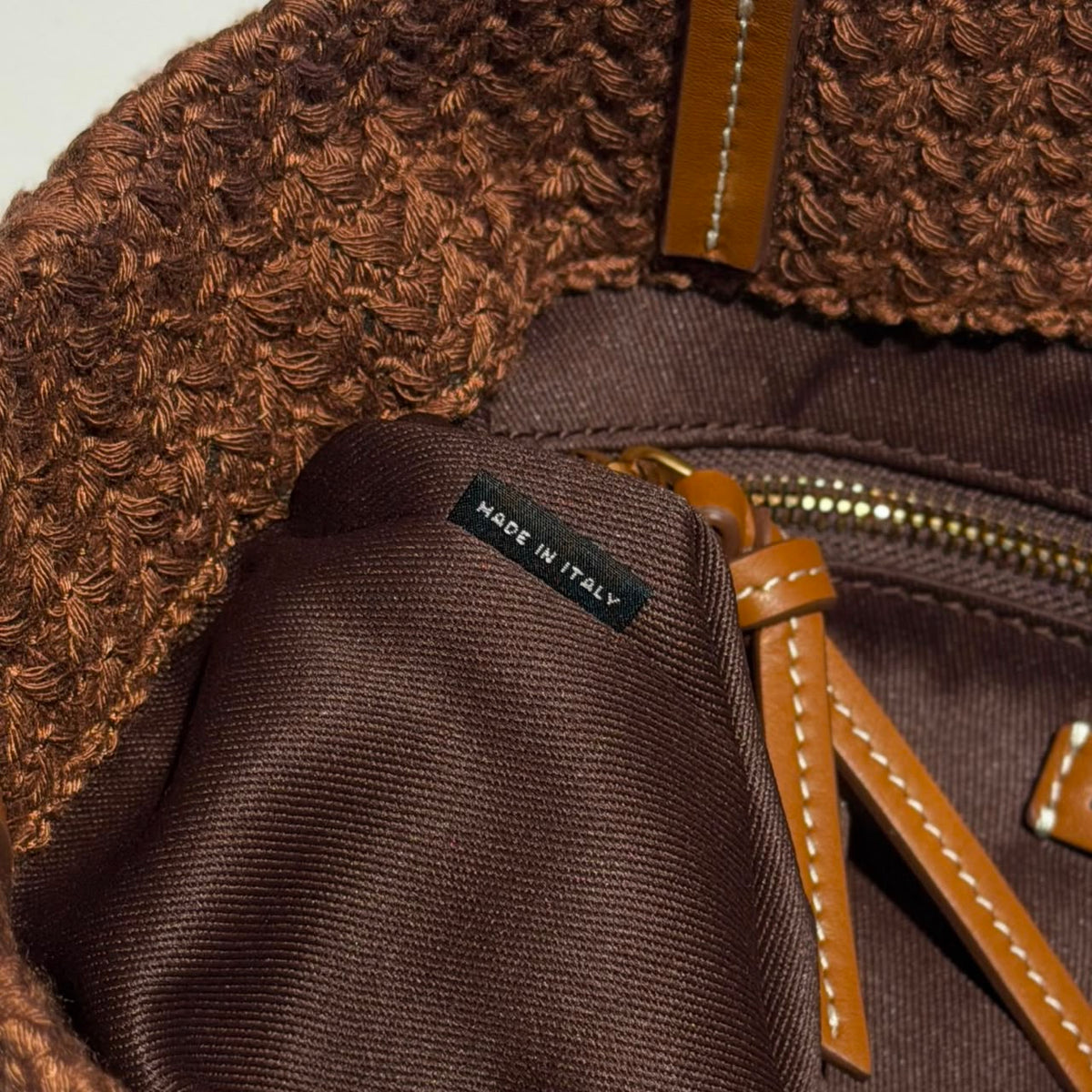 "mi mi" Woven Beach Bag