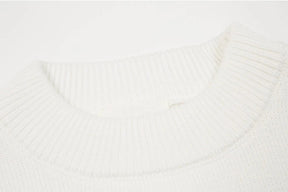 Modischer Strickpullover