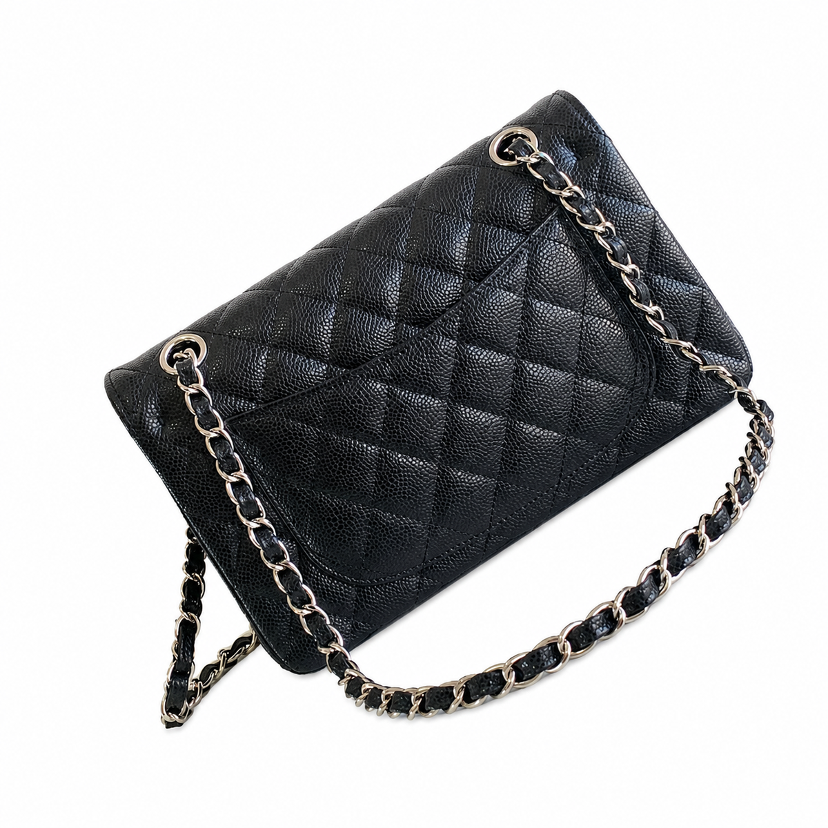 "CC" Quilted Chain Bag