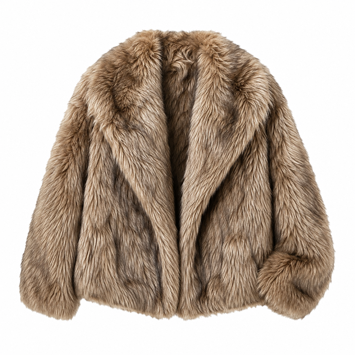 Luxe Long Fur Look Jacket