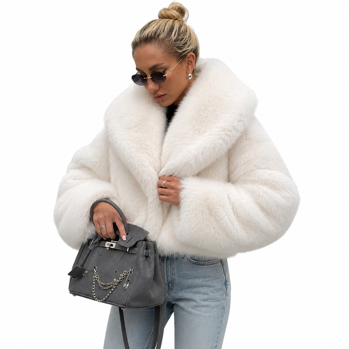 Luxe Fur Look Jacket