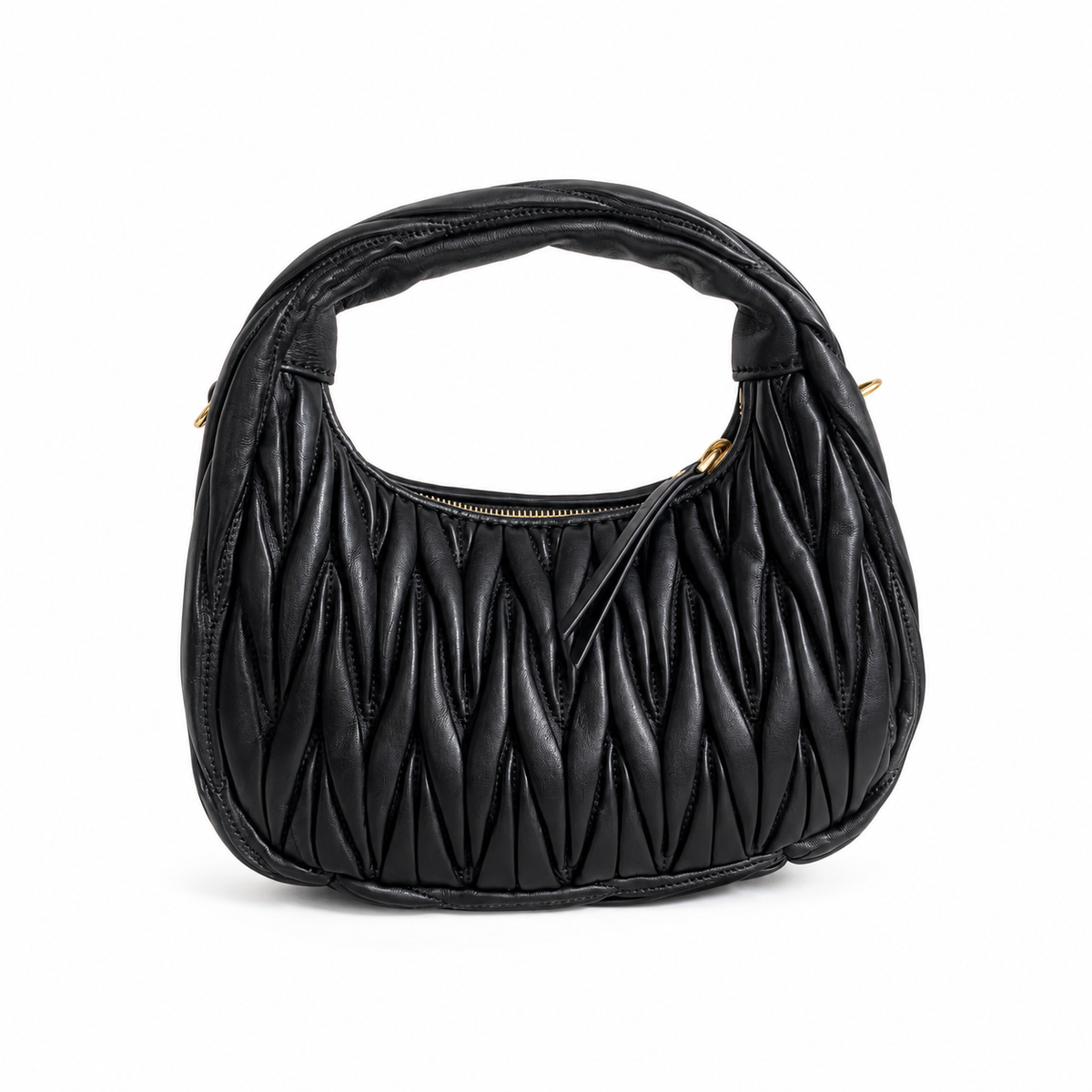 "mi mi" Ruched Bag
