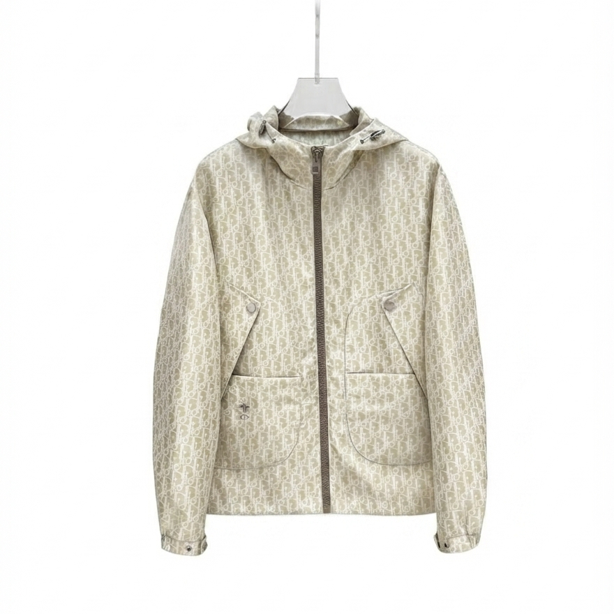 „D“ Monogram – Kapuzenjacke