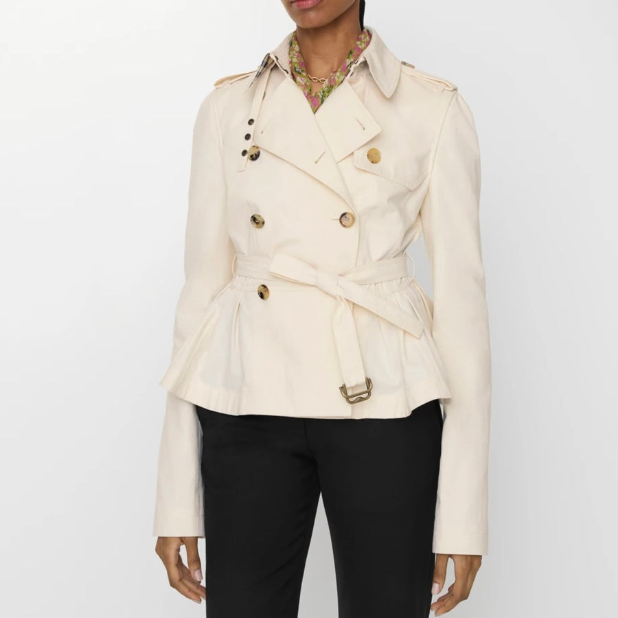 Berry Short Trench Coat
