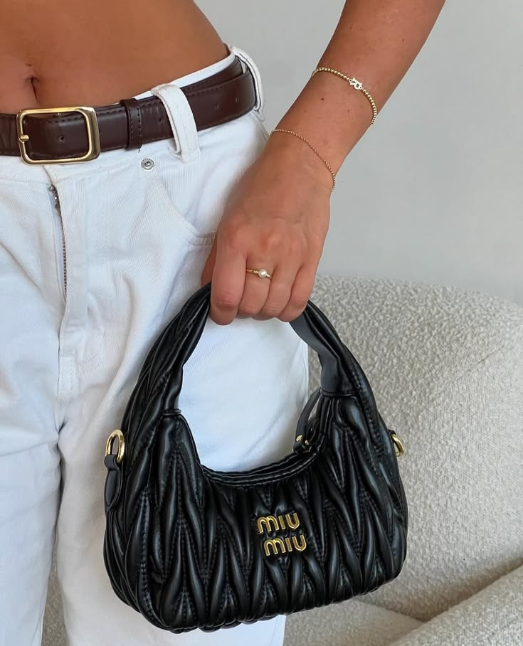 "mi mi" Ruched Bag